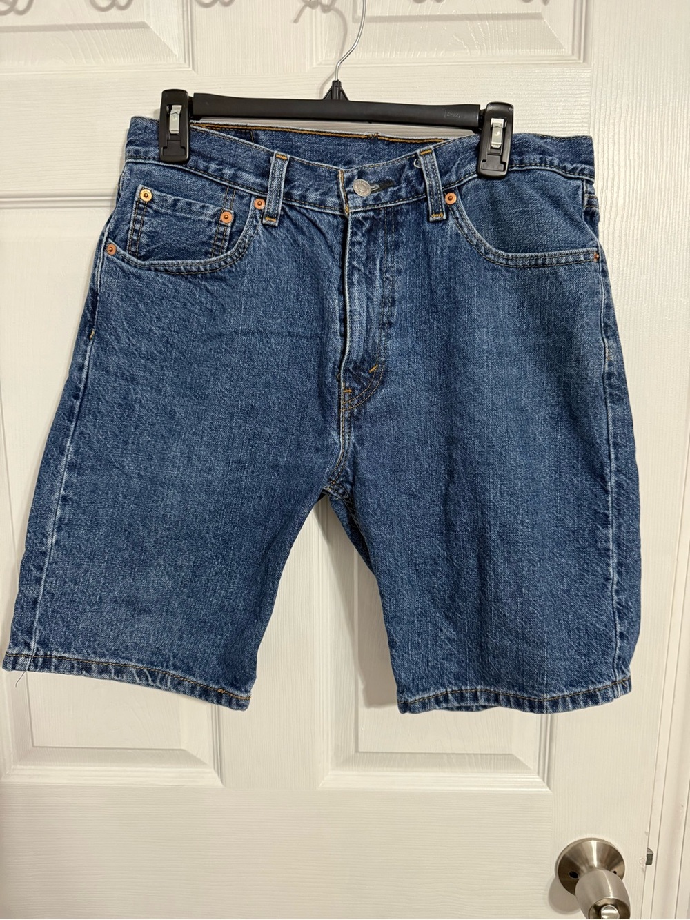Levi's 505 Classic Blue Denim Shorts